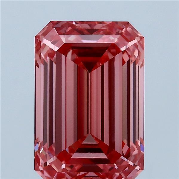 4.26 Ct. Fancy Vivid Pink Emerald Lab Grown Diamond