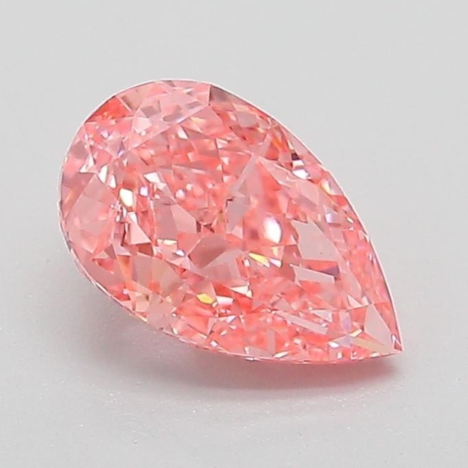 1.03 Ct. Fancy Vivid Pink Pear Lab Grown Diamond