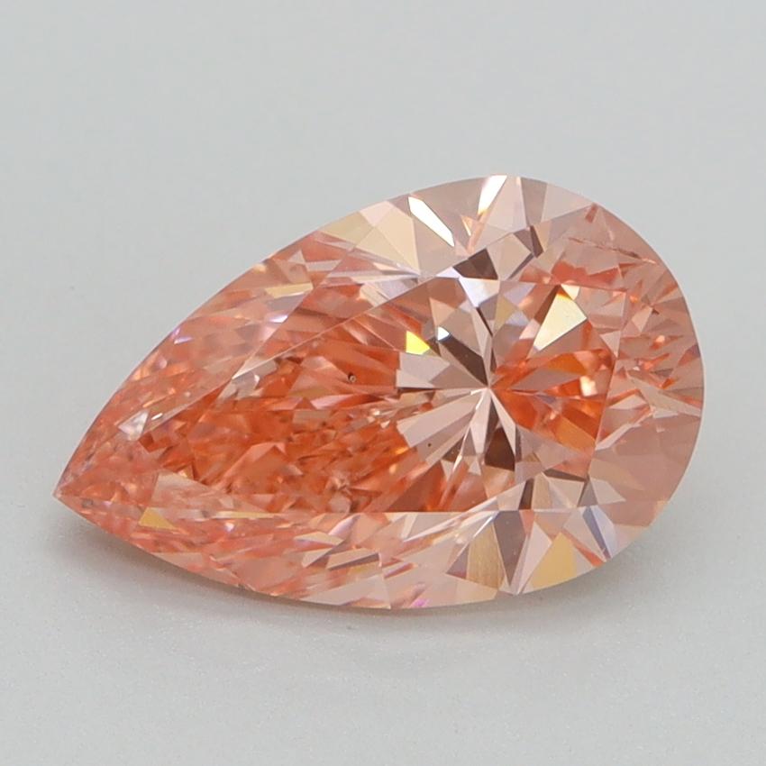 1.90 Ct. Fancy Intense Pink Pear Lab Grown Diamond