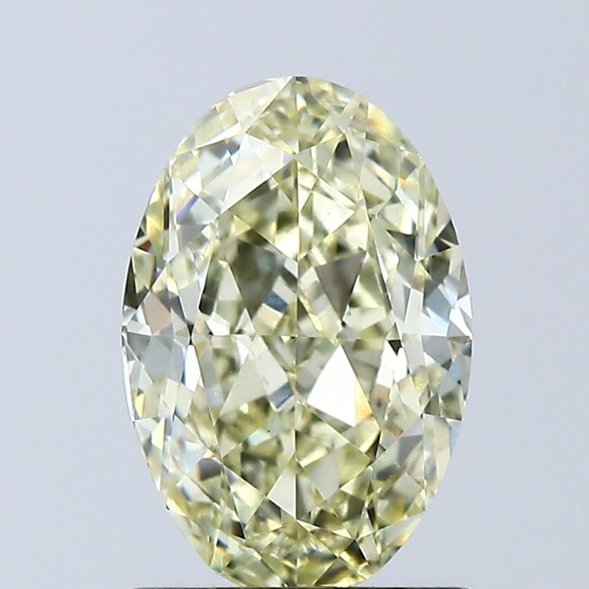 1.52 Ct. Fancy Yellow Oval Lab Grown Diamond