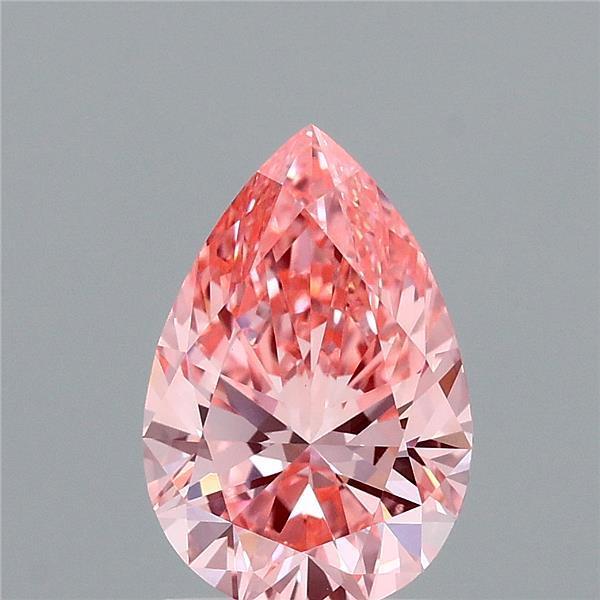 1.62 Ct. Fancy Vivid Pink Pear Lab Grown Diamond