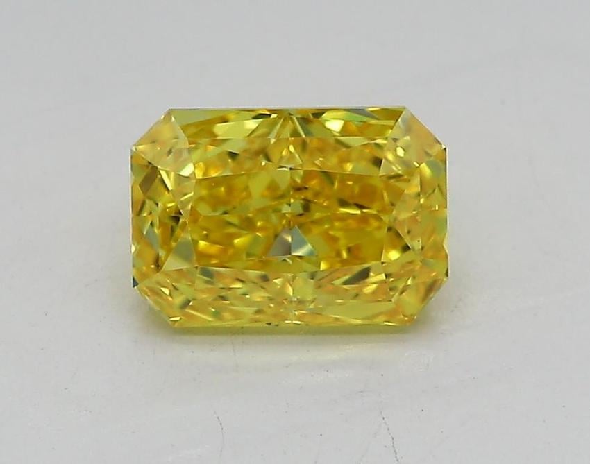 1.05 Ct. Fancy Vivid Yellow Radiant Lab Grown Diamond