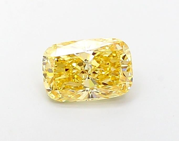 1.03 Ct. Fancy Intense Yellow Cushion Lab Grown Diamond