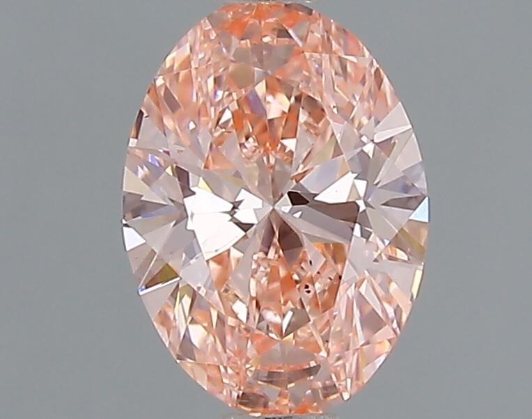 1.02 Ct. Fancy Vivid Pink Oval Lab Grown Diamond