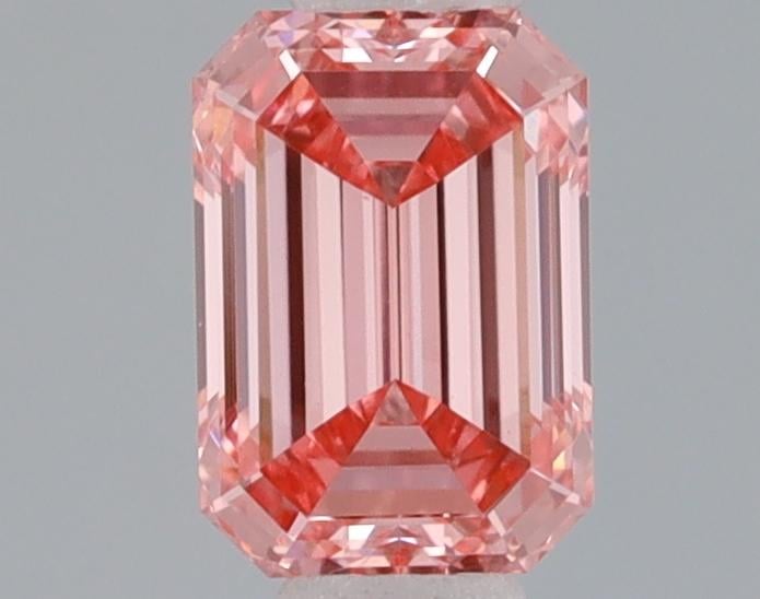 0.50 Ct. Fancy Vivid Pink Emerald Lab Grown Diamond