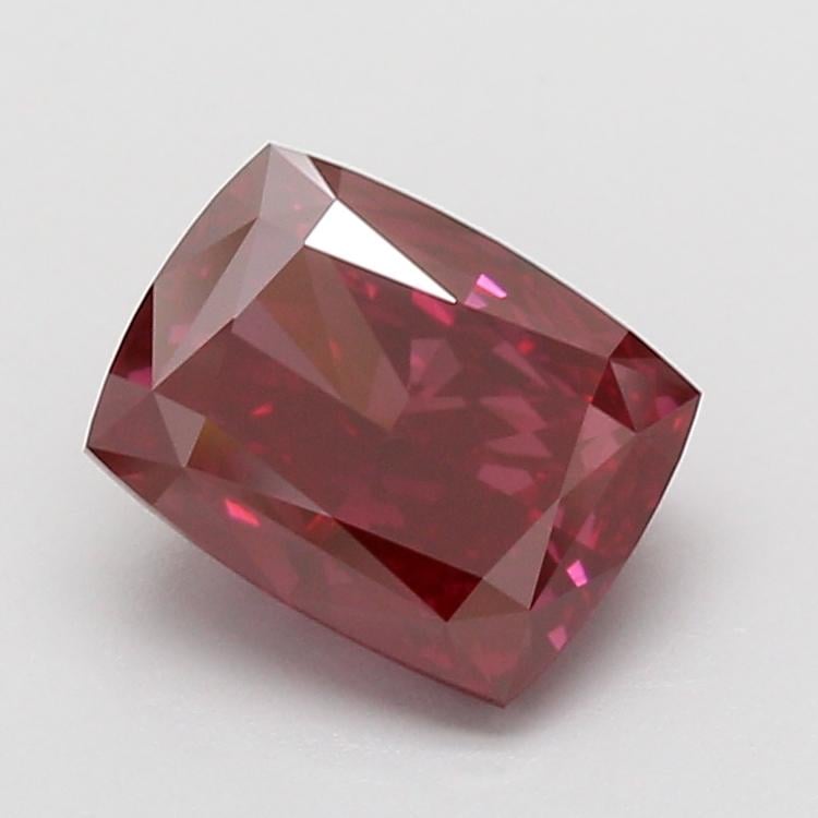 2.42 Ct. Fancy Deep Pink Cushion Lab Grown Diamond