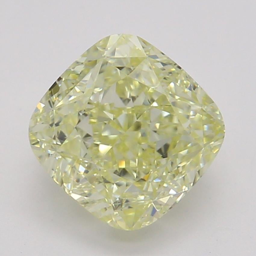 1.04 Ct. Fancy Light Yellow Cushion Diamond