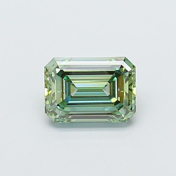 1.52 Ct. Fancy Vivid Green Emerald Lab Grown Diamond