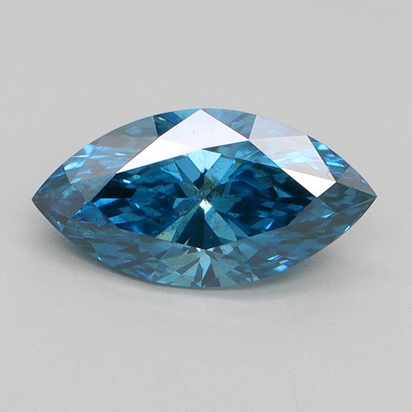 1.01 Ct. Fancy Vivid Blue Marquise Lab Grown Diamond