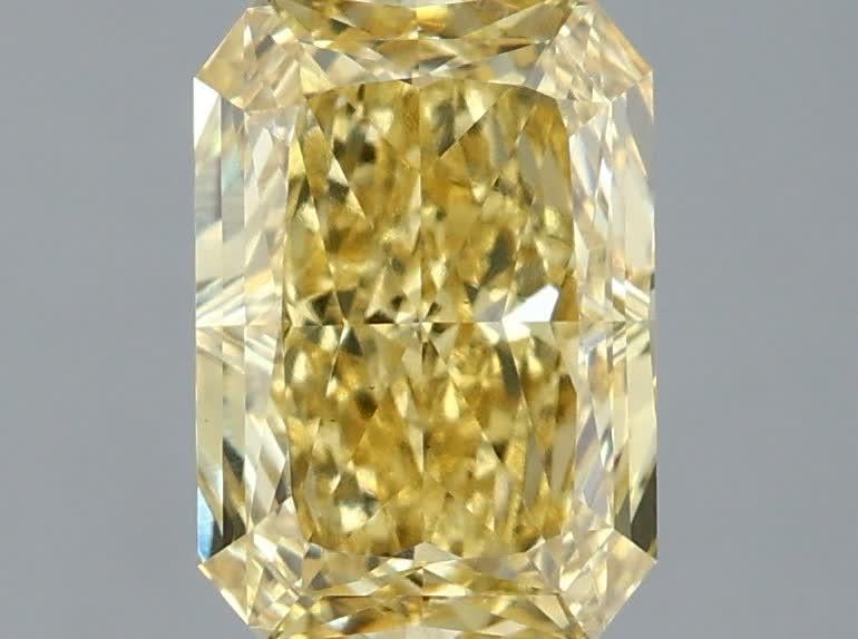 2.08 Ct. Fancy Intense Yellow Radiant Lab Grown Diamond