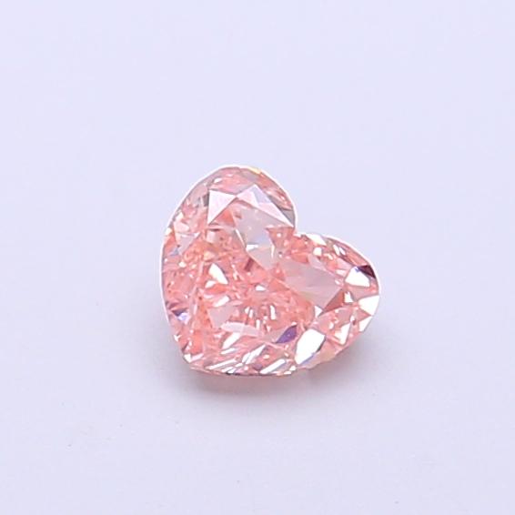 0.36 Ct. Fancy Intense  Pink Heart Lab Grown Diamond