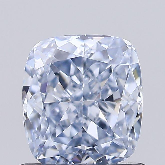 1.02 Ct. Fancy  Blue Cushion Lab Grown Diamond