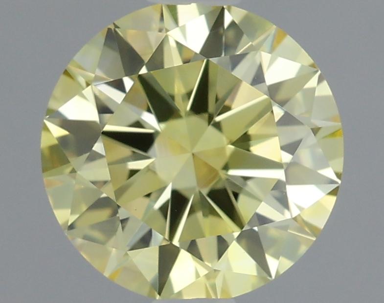 1.11 Ct. Fancy Vivid Yellow Round Lab Grown Diamond