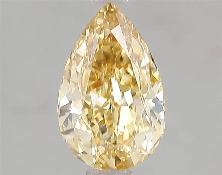 1.50 Ct. Fancy Vivid Yellow Pear Lab Grown Diamond