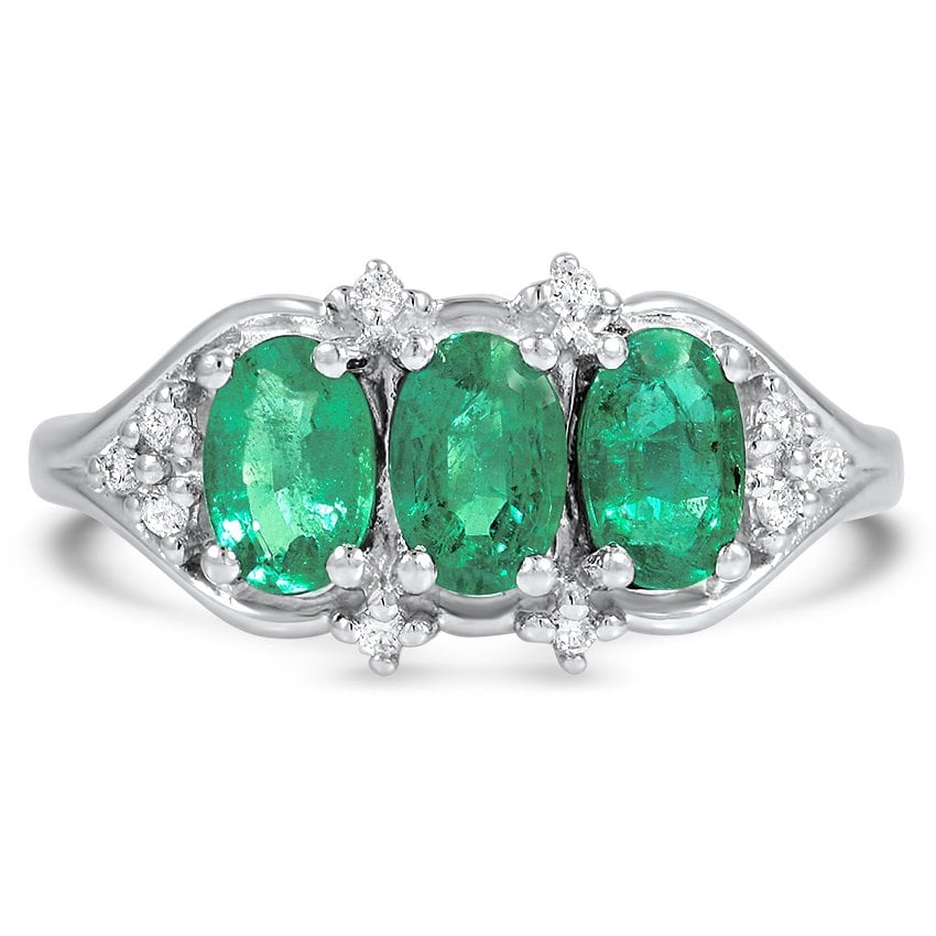 Retro Emerald Vintage Ring