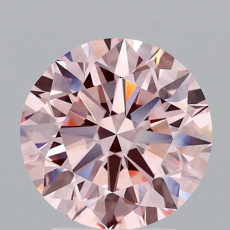 2.95 Ct. Fancy Intense Pink Round Lab Grown Diamond