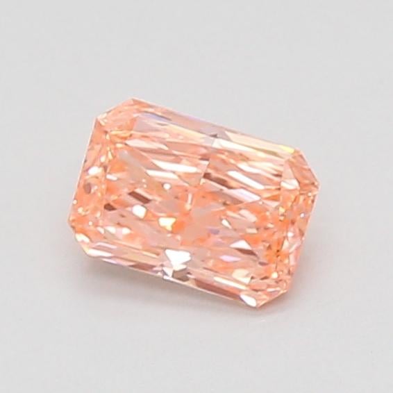 0.57 Ct. Fancy Vivid Pink Radiant Lab Grown Diamond