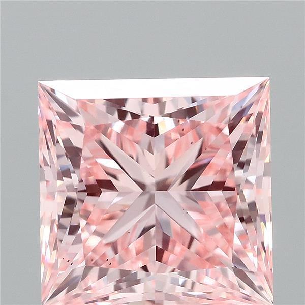 2.54 Ct. Fancy Intense Pink Princess Lab Grown Diamond