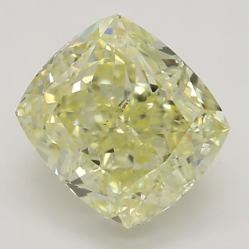 1.51 Ct. Fancy Light Yellow Cushion Diamond