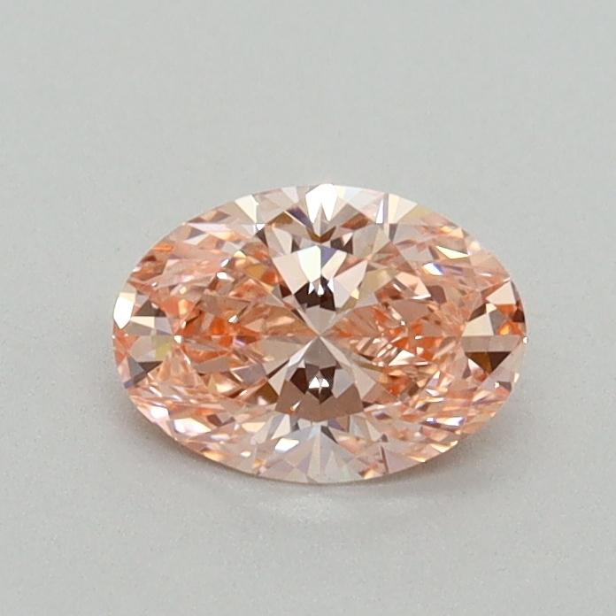 0.50 Ct. Fancy Vivid Pink Oval Lab Grown Diamond