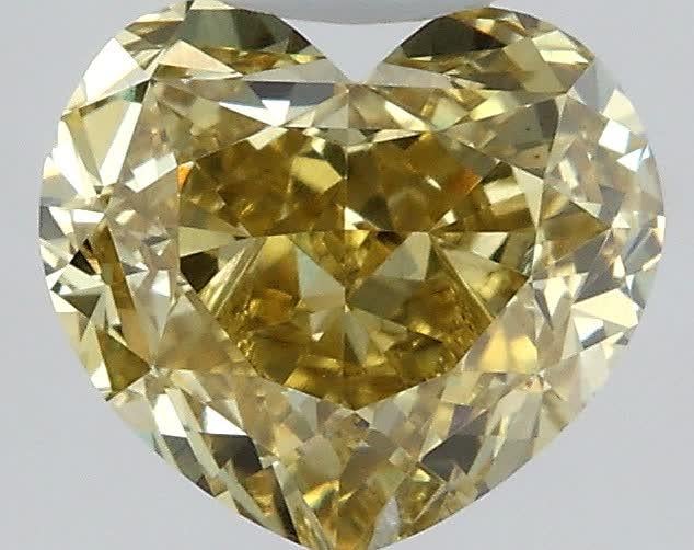 1.74 Ct. Fancy Intense Yellow Heart Lab Grown Diamond