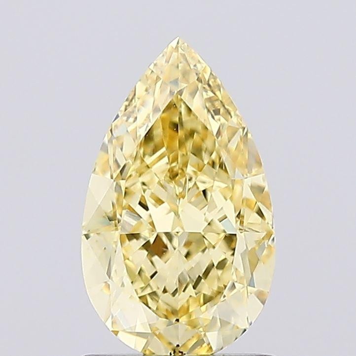 1.34 Ct. Fancy Intense Yellow Pear Lab Grown Diamond