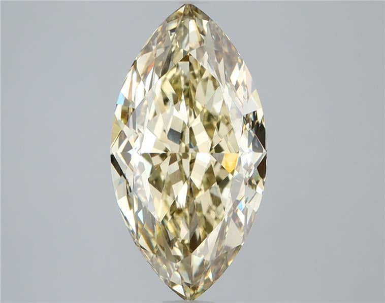4.01 Ct. Fancy Yellow Marquise Lab Grown Diamond