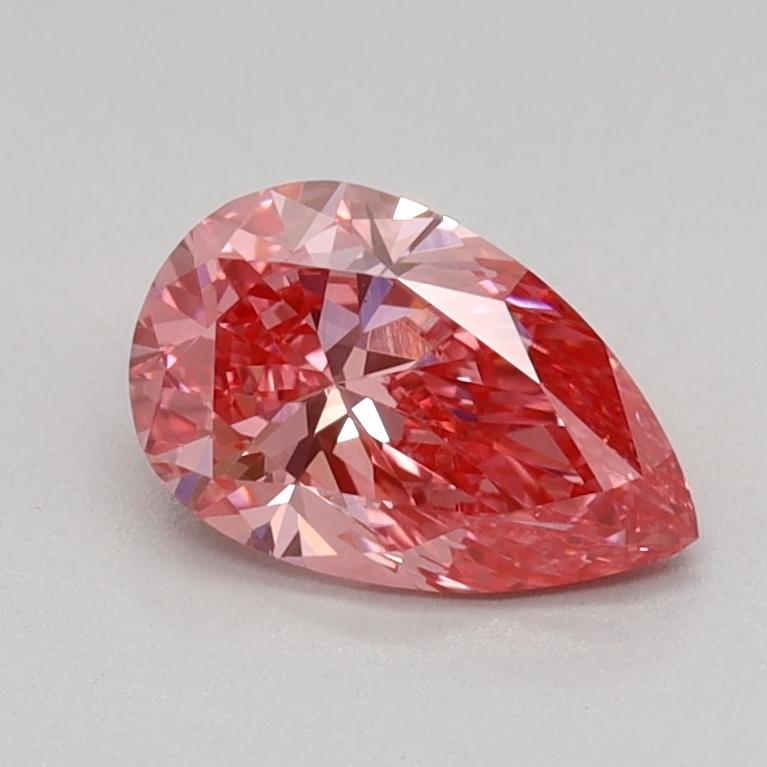0.58 Ct. Fancy Vivid Pink Pear Lab Grown Diamond