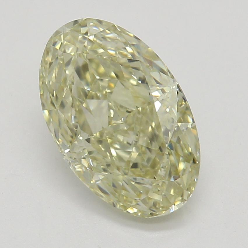 1.05 Ct. Fancy Light Brownish Greenish Yellow Oval Diamond
