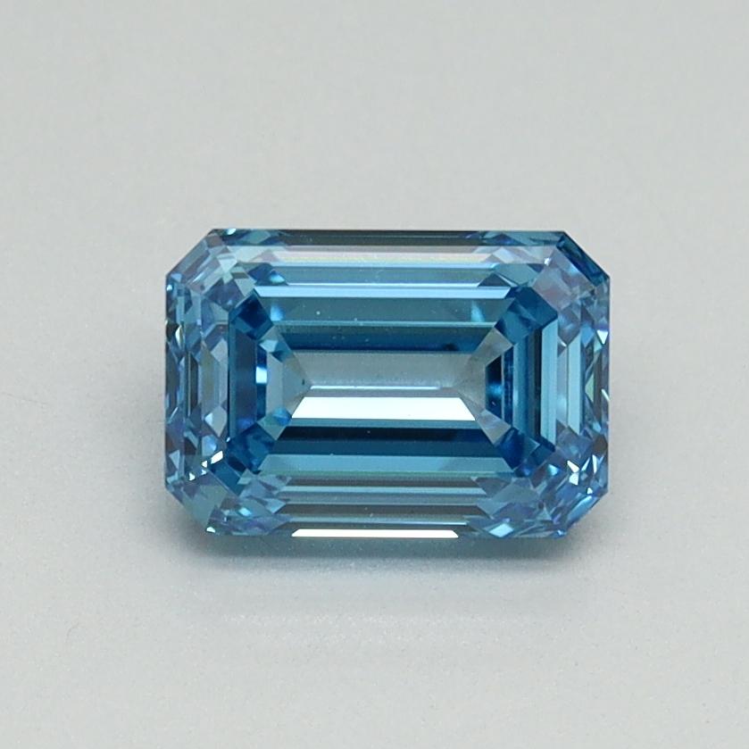 1.04 Ct. Fancy Vivid Blue Emerald Lab Grown Diamond