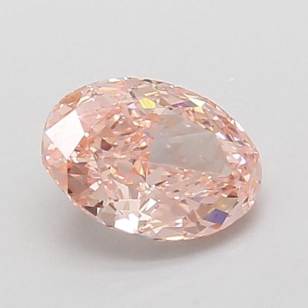 1.08 Ct. Fancy Vivid Pink Oval Lab Grown Diamond