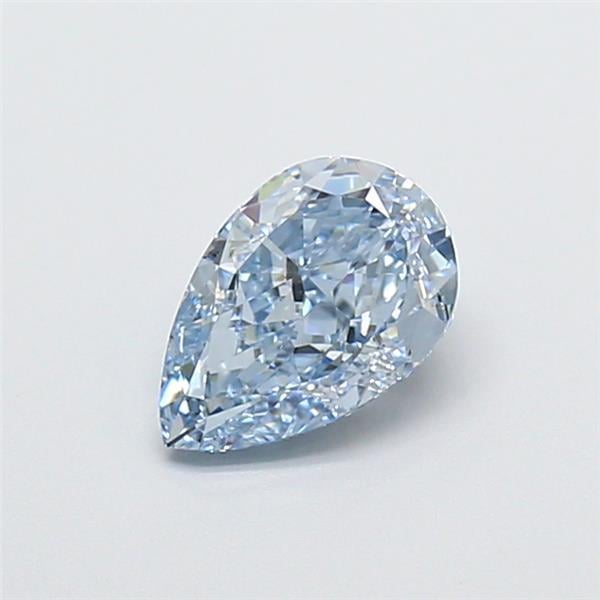1.07 Ct. Fancy Vivid Blue Pear Lab Grown Diamond