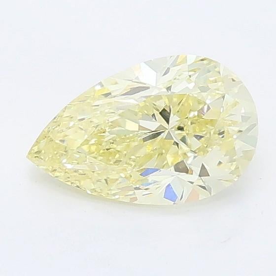 0.66 Ct. Fancy Yellow Pear Lab Grown Diamond