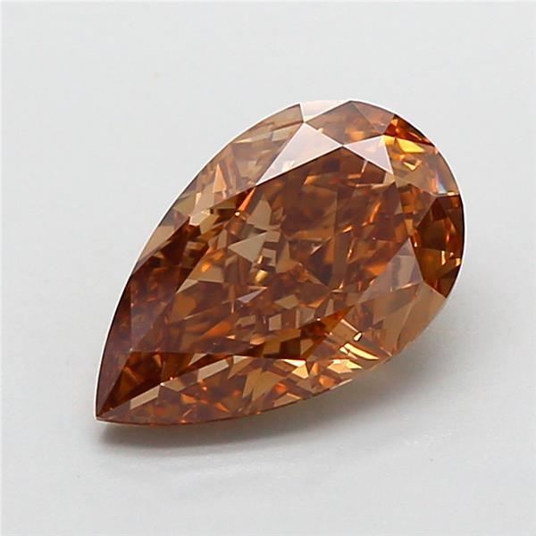 1.88 Ct. Fancy Brown Pear Lab Grown Diamond