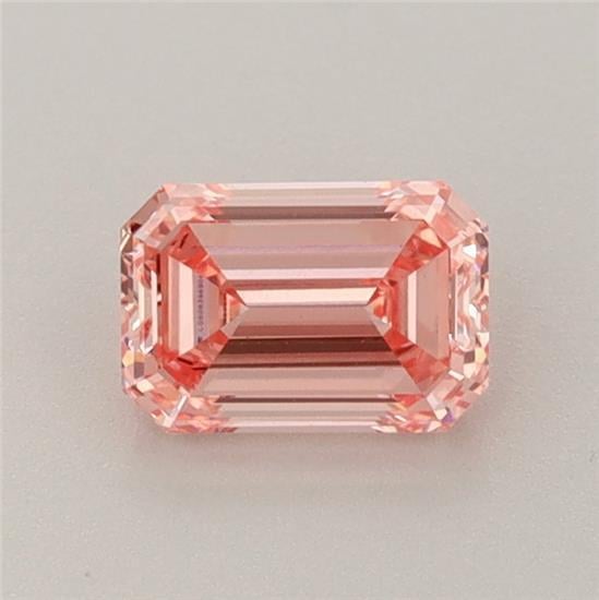 0.74 Ct. Fancy Intense Pink Emerald Lab Grown Diamond