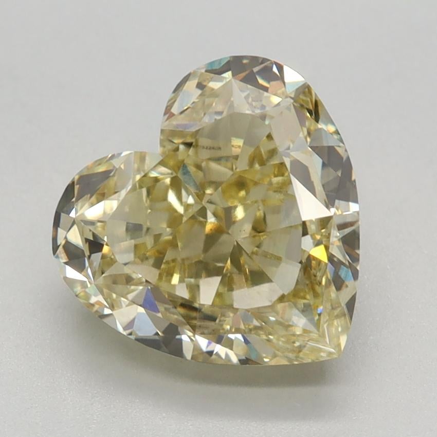2.81 Ct. Fancy Yellow Heart Lab Grown Diamond