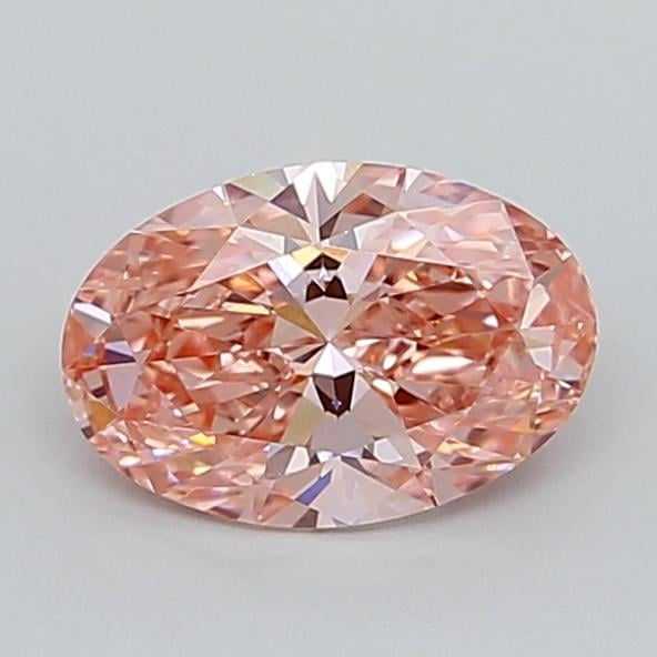 1.37 Ct. Fancy Vivid  Pink Oval Lab Grown Diamond