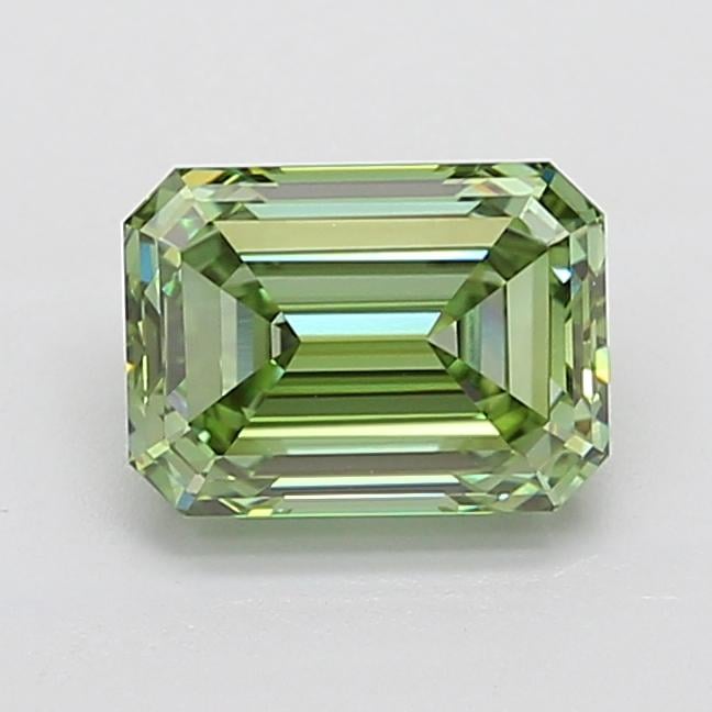 3.28 Ct. Fancy Vivid Green Emerald Lab Grown Diamond