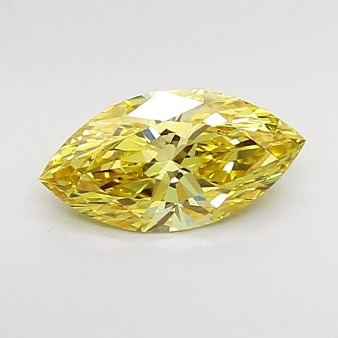 1.26 Ct. Fancy Intense Yellow Marquise Lab Grown Diamond
