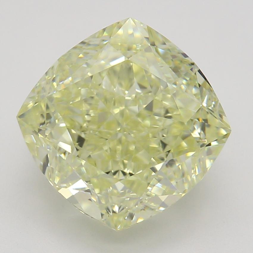 3.01 Ct. Fancy Light Yellow Cushion Diamond