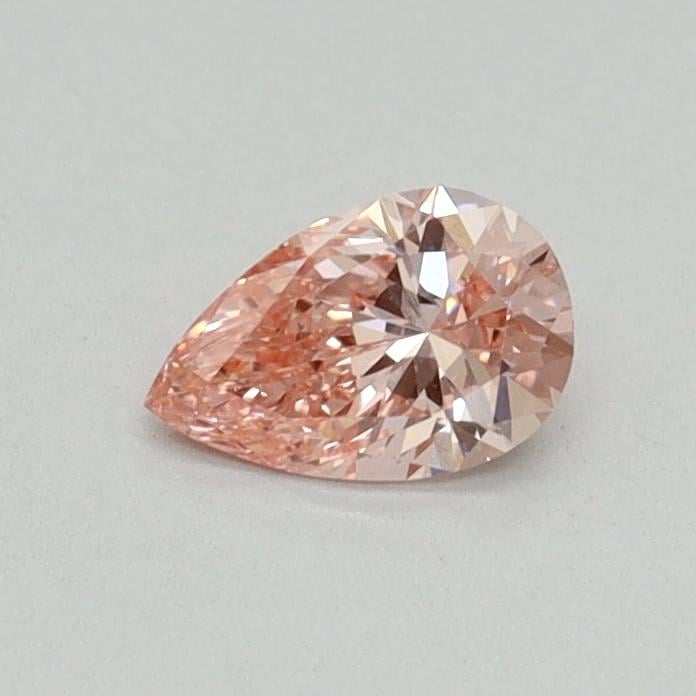 0.32 Ct. Fancy Vivid Pink Pear Lab Grown Diamond