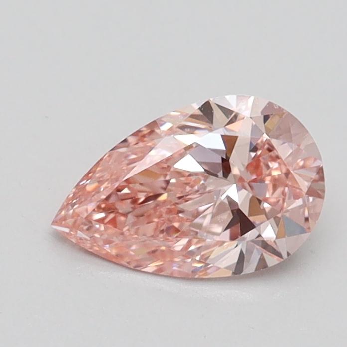 0.60 Ct. Fancy Intense Pink Pear Lab Grown Diamond