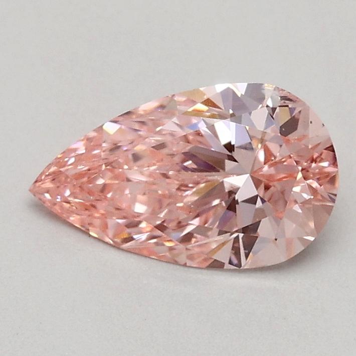 0.53 Ct. Fancy Vivid Pink Pear Lab Grown Diamond