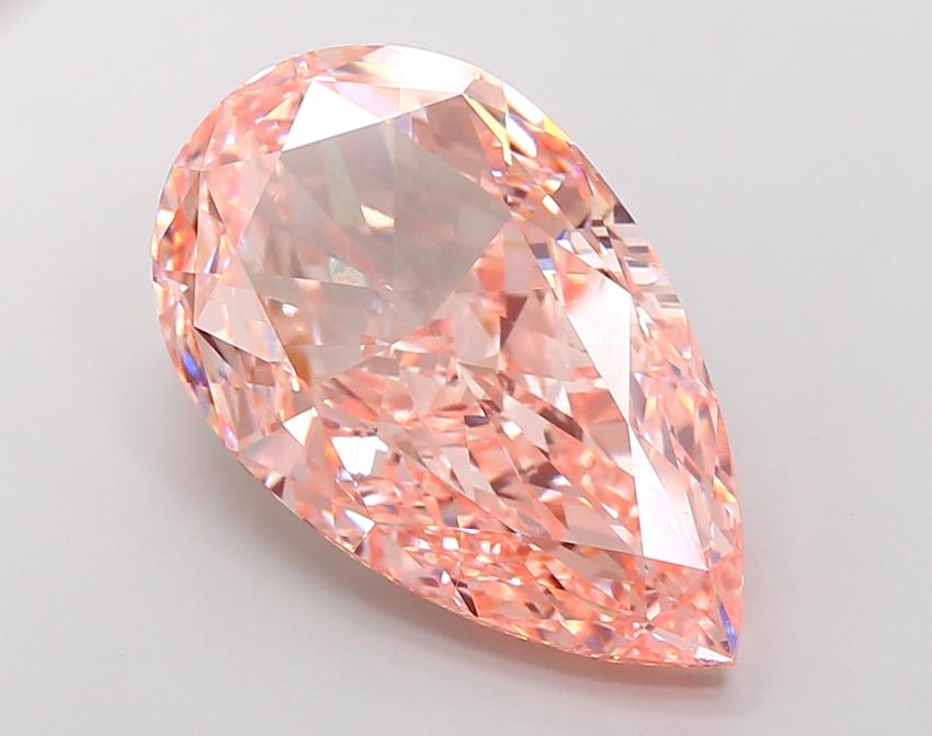 15.04 Ct. Fancy Pink Pear Lab Grown Diamond