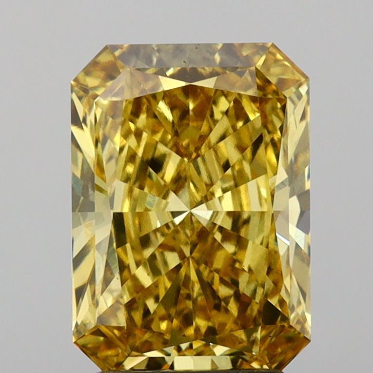 2.79 Ct. Fancy Vivid Yellow Radiant Lab Grown Diamond