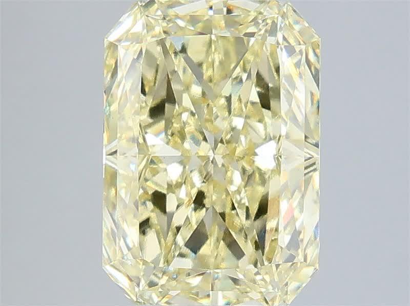 3.08 Ct. Fancy Yellow Radiant Lab Grown Diamond