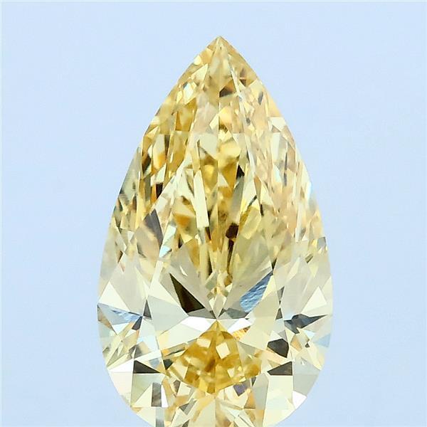 2.04 Ct. Fancy Yellow Pear Lab Grown Diamond