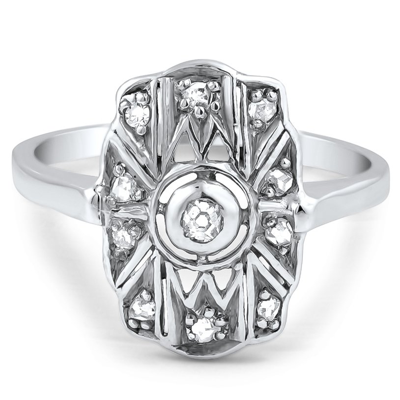 Art Deco Diamond Vintage Ring