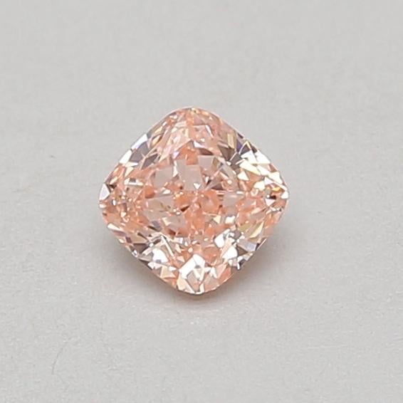 0.39 Ct. Fancy Intense Pink Cushion Lab Grown Diamond