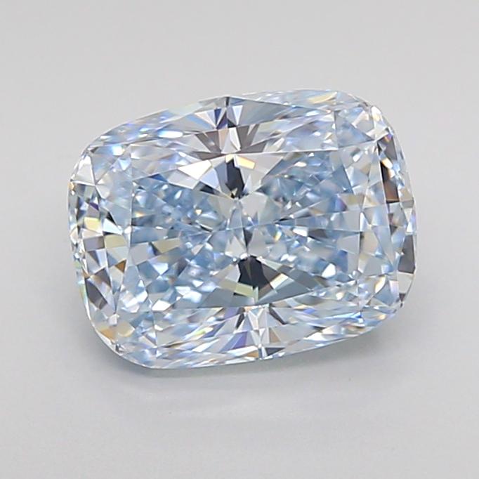 1.71 Ct. Fancy Light Blue Cushion Lab Grown Diamond